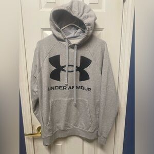 Under Armour Logo Hoodie Sweatshirt (Men's Small ) Black/gray